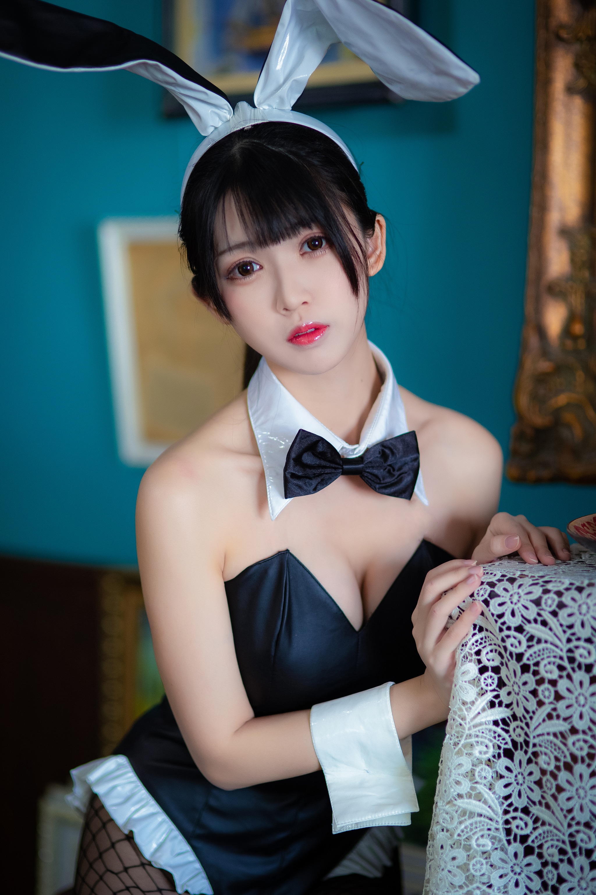 图片[1]-鳗鱼霏儿 – NO.015 加藤惠 兔女郎 [25P]-XikXak